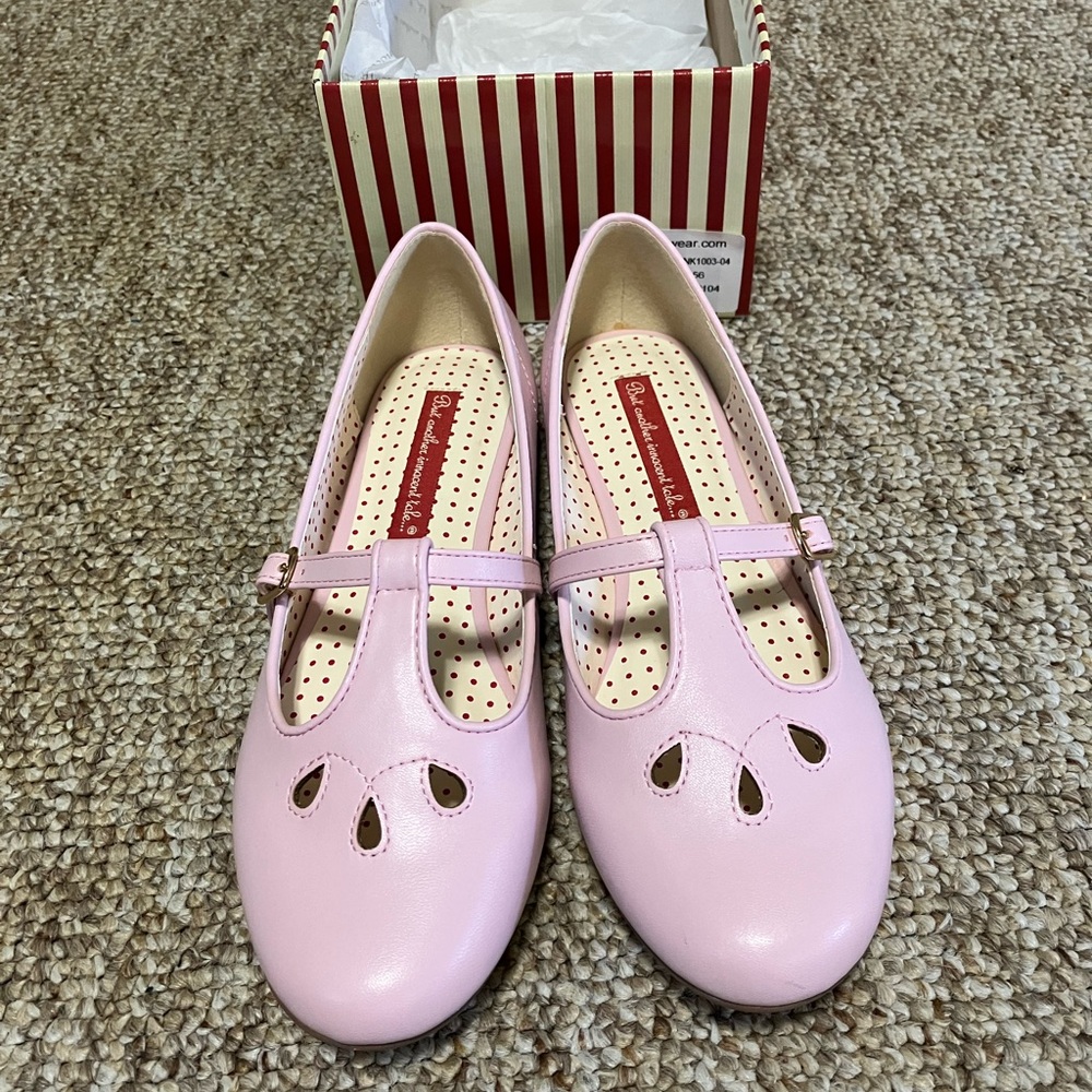 Bait Footwear Everline Pink Flats 7
